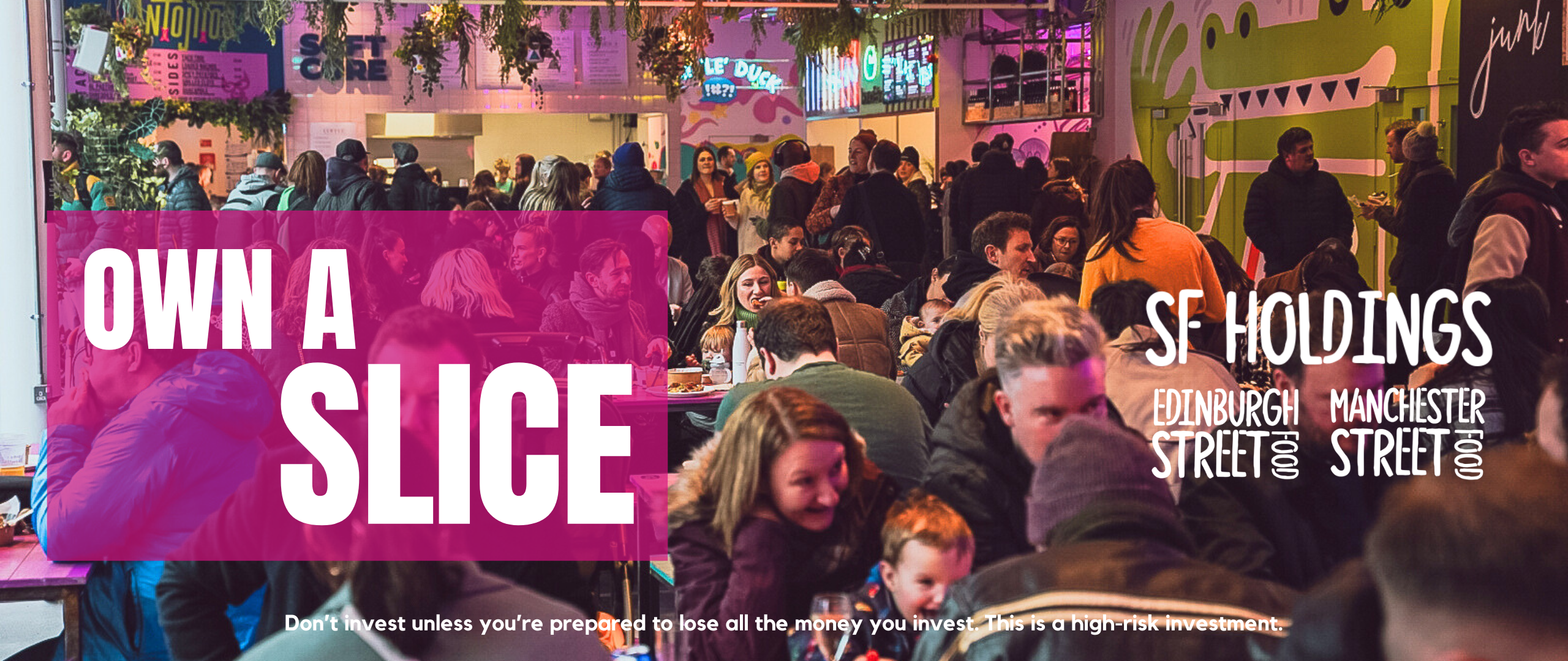 Crowdcube campaign artwork for Street Food Holdings